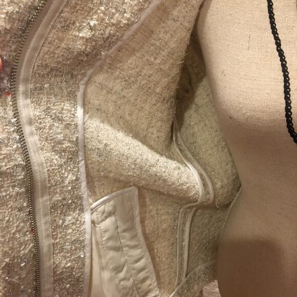 Generation Love Anna Tweed Jacket Cream - Picture 14 of 15